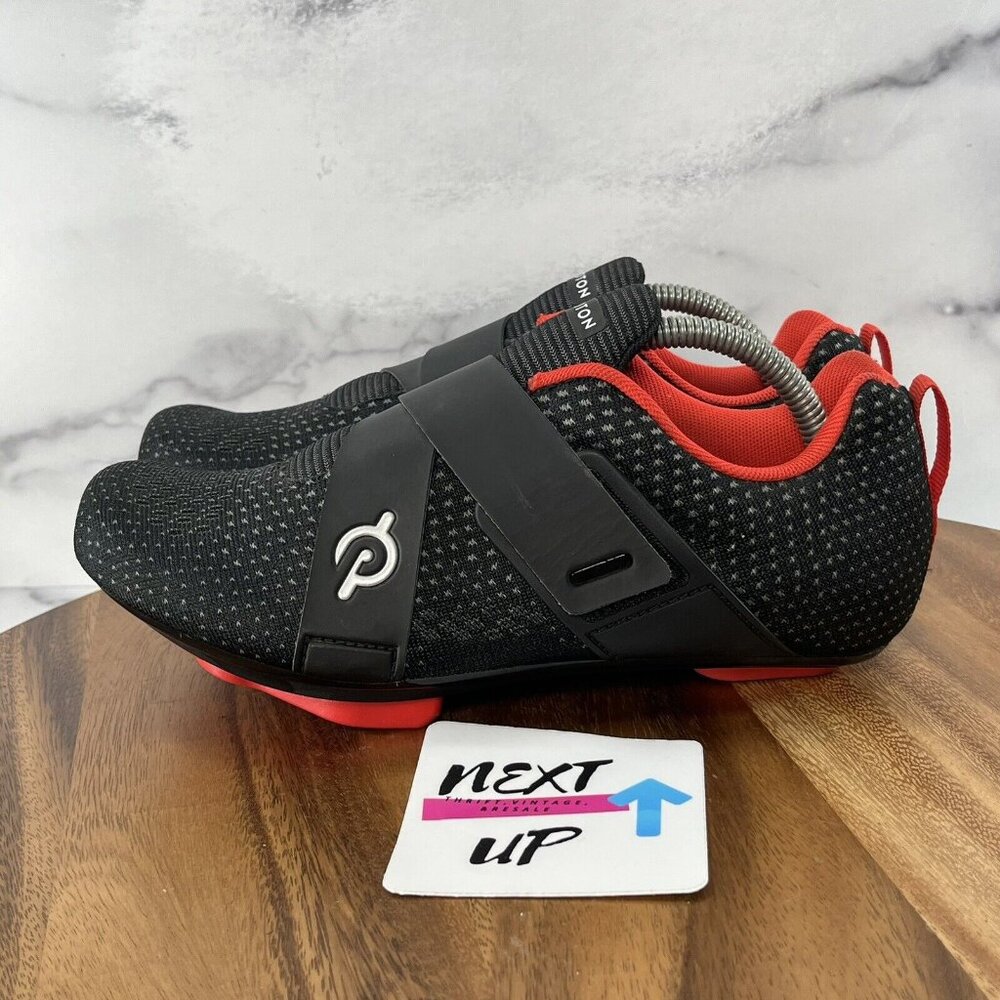 Peloton Black and Red Women's Indoor Cycling Shoes